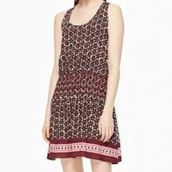 Kate Spade New York Dresses & Skirts - Kate Spade Beach‎ Cover-Up Dress Sumac Red Purple Women L Sleeveless Summer
